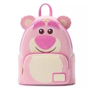 Disney Parks Toy Story Lotso Bear Loungefly Backpack NWT Strawberry Scented